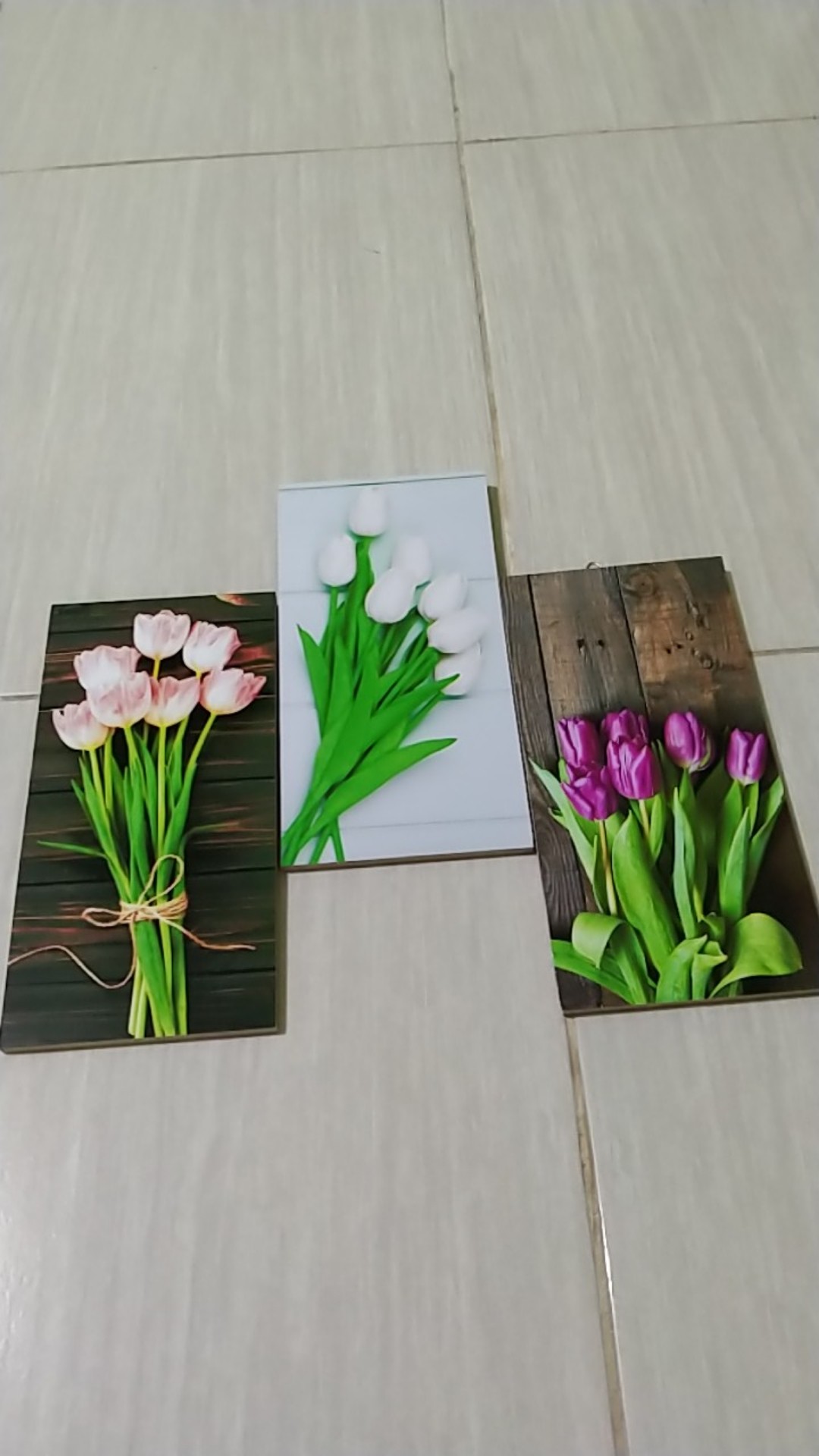 Hiasan Dinding Flower Bunga Tulip Tropical Pajangan Rumah Ruang Tamu Dekorasi Kamar Tidur Wall Decor