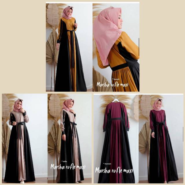 Kupu maxi/butterfly gamis/maxi dress/fashion wanita/grosir gamis/baju bandung/fashion update muslim