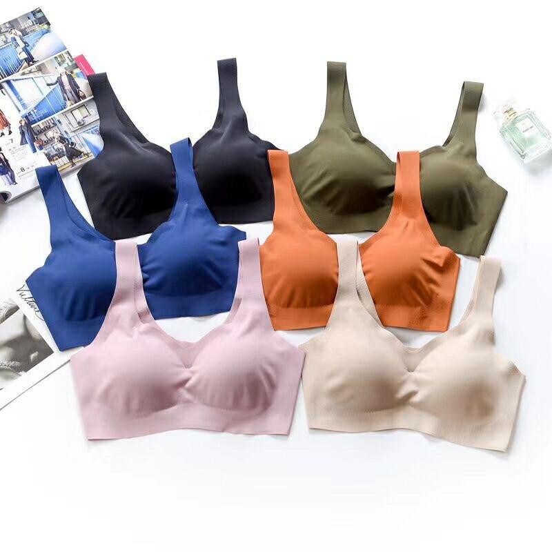 YAGOO - Bra BH Wanita Sport Gym Fitness Senam Zumba Joging Pakaian Dalam Wanita Nyaman Motif Polos Kualitas Tinggi Bra12