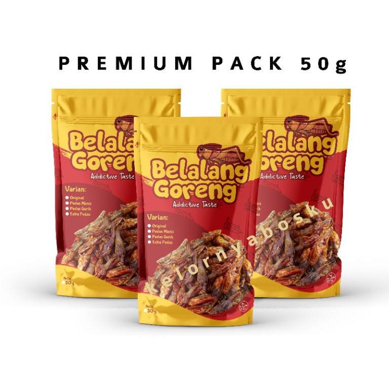 

Diskon Belalang - Walang Goreng Kriuk Kemasan Ekonomis 50 Gram 39