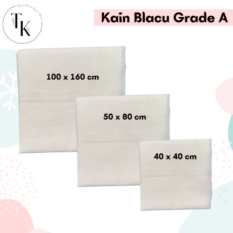 Kain Blacu Natural Grade A