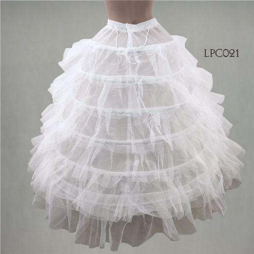 [BISA COD] PETTICOAT BALL GOWN PENGEMBANG ROK GAUN SUPER 6 RING LPC021