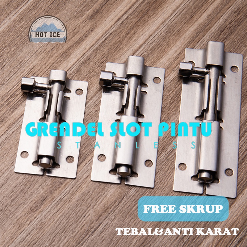 Jual Grendel Pintu Grendel Jendela Stainless Asli Tebal Indonesia Shopee Indonesia