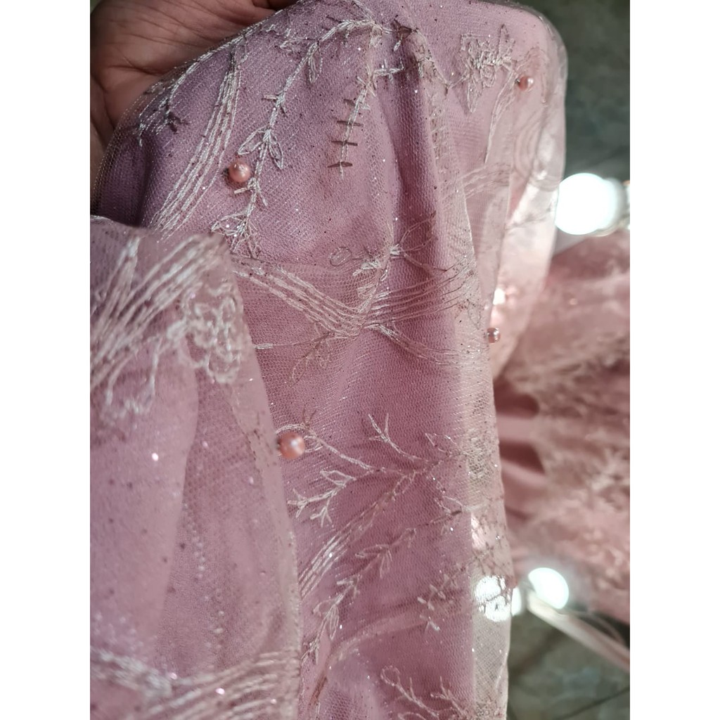 GAMIS BROKAT TERBARU SIZE JUMBO BUSUI FRIENDLY