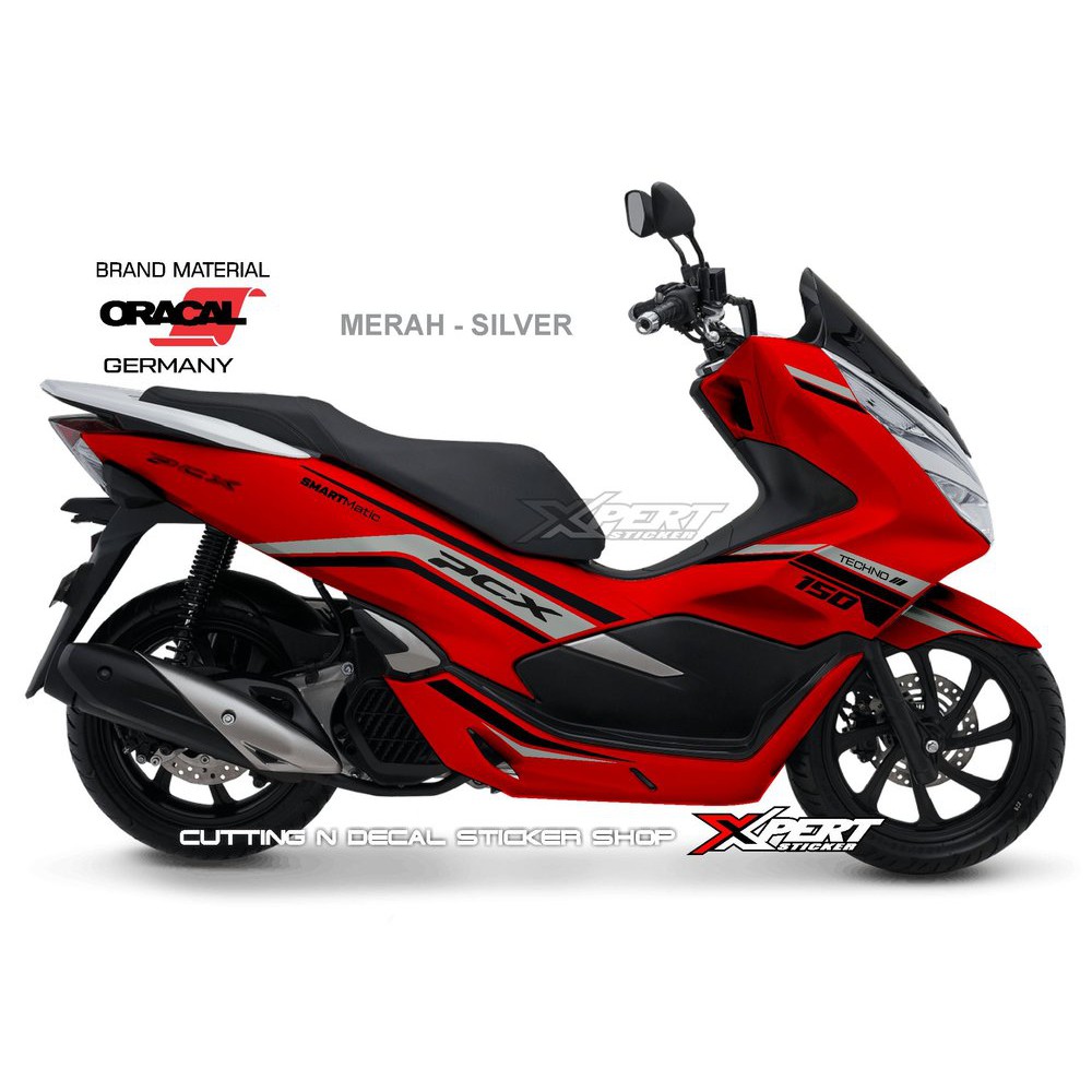 cutting sticker pcx 2018 stiker pcx lokal pcx merah