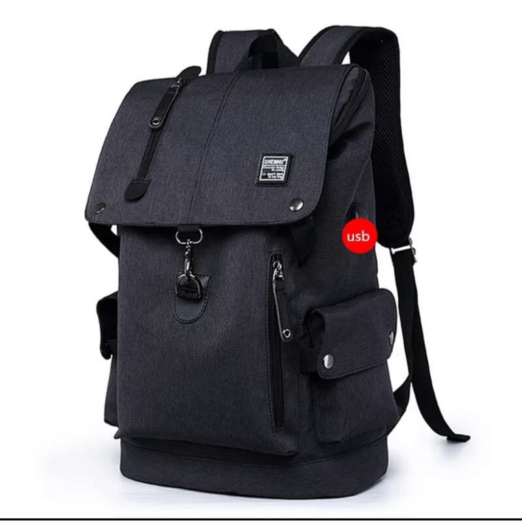 Tas Murah Tas Pria ST RD0 069 Distro Ransel Punggung Backpack Cowok Keren Sek BRAN ST