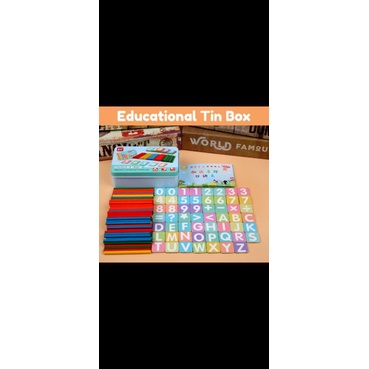 educational tin box