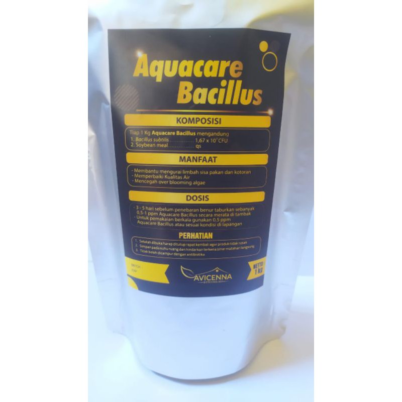 250 gram - Aquacare Bacillus probiotik mengandung Bacillus subtilis seperti Aquazyme