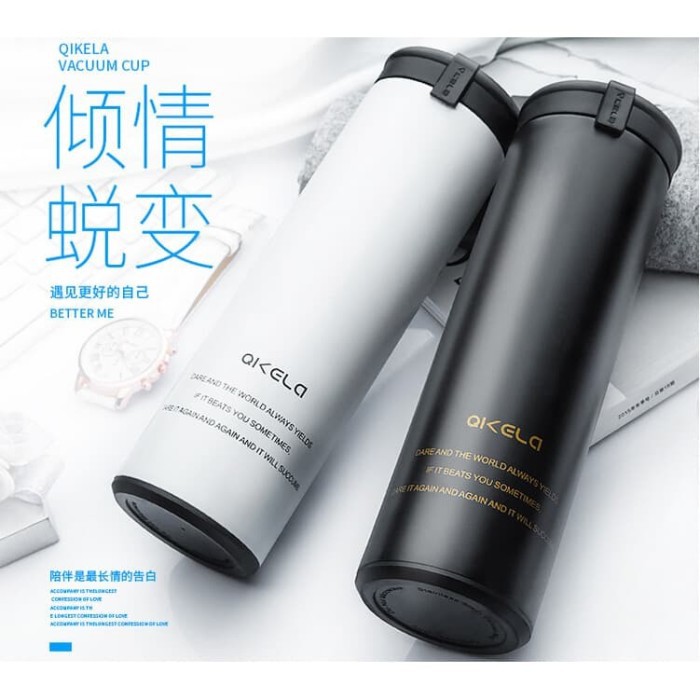 Botol Minum Thermos Termos Tumbler Tahan Panas Stainless Steel QKELLA