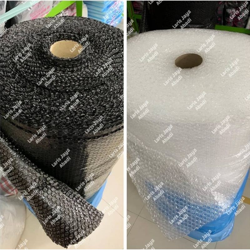 

Bubble Wrap Meteran (Hitam / Bening)