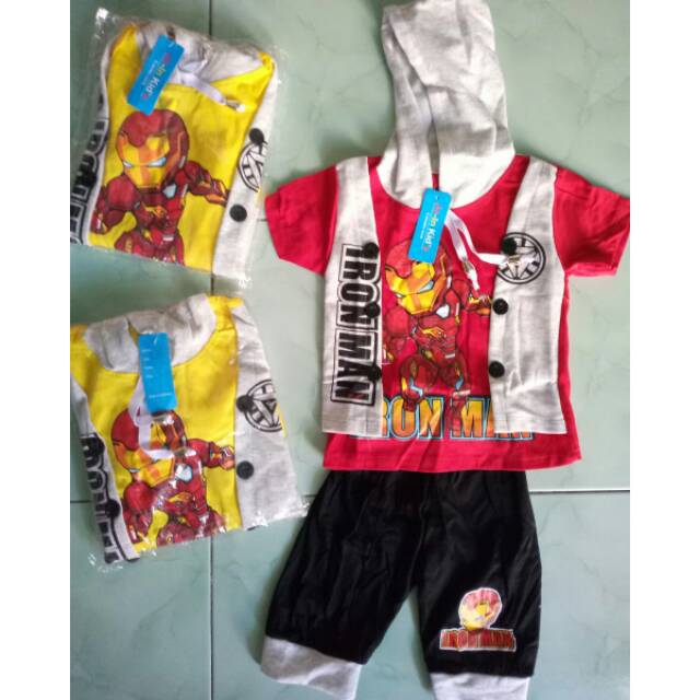 SETELAN ANAK IMPORT/SETELAN ANAK/SETELAN IRONMAN/SETELAN IMPORT