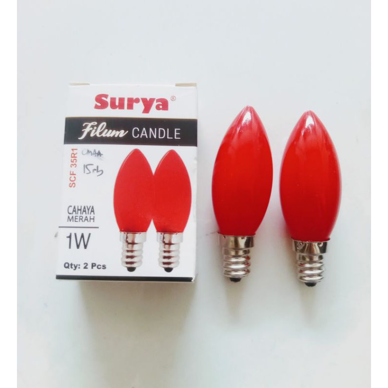 1 Set (isi 2) Lampu Led Sembahyang pengganti Bola Cabe Awet dan Tahan lama 1 Watt