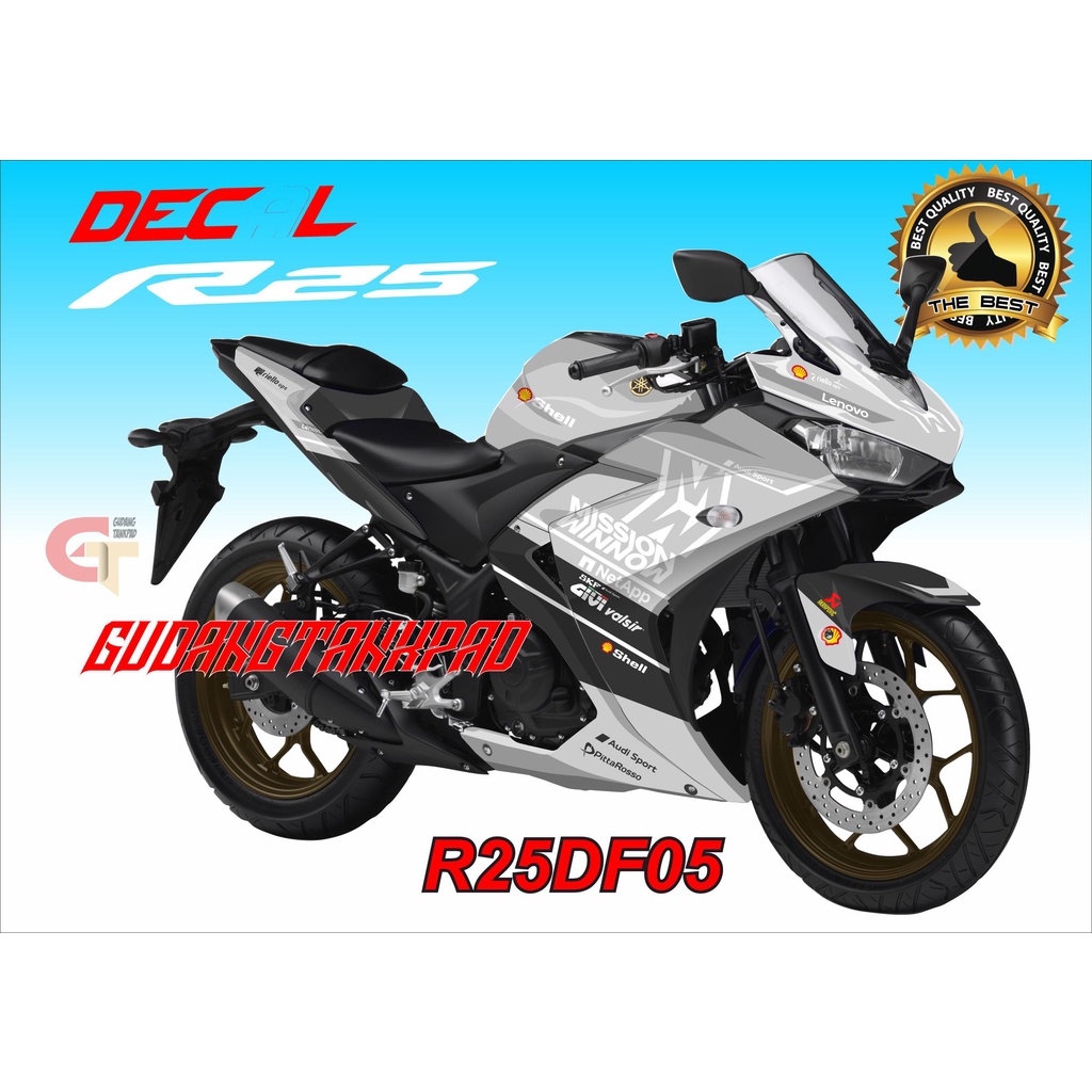 STIKER DECAL R25 STIKER FULL BODY R25
