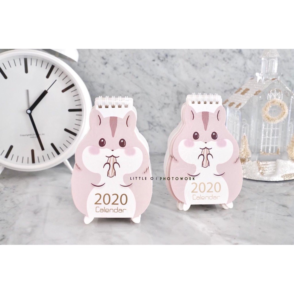 Jual KALENDER MEJA DESAIN KARTUN / KALENDER 2020 / KALENDER MOUSE