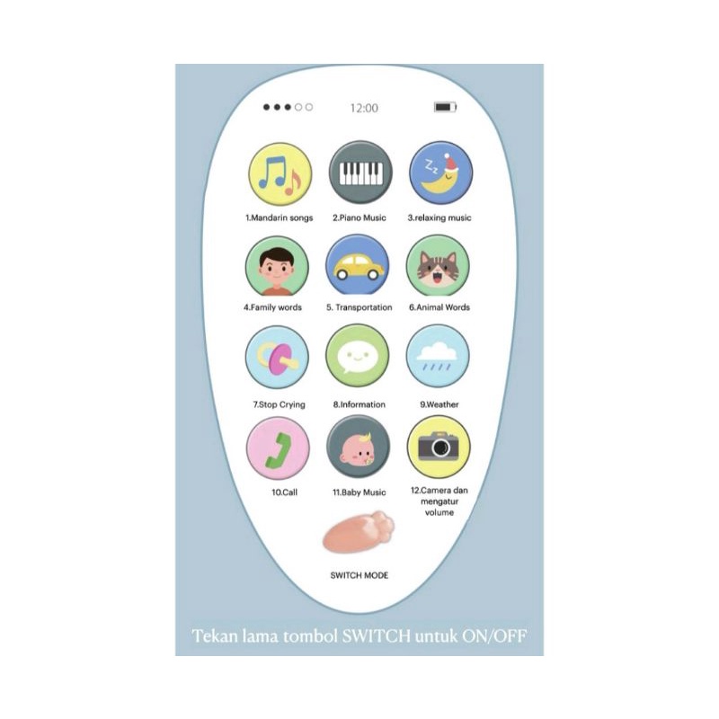 TELEPON PINTAR BAYI/MAINAN EDUKASI BAYI