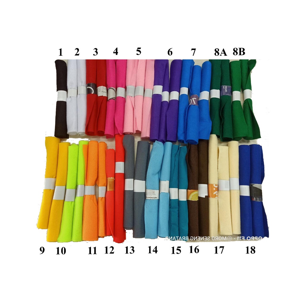 PAKET hemat kain flanel potongan ukuran 30 x 30 1 set isi 4/8/10/12/16
