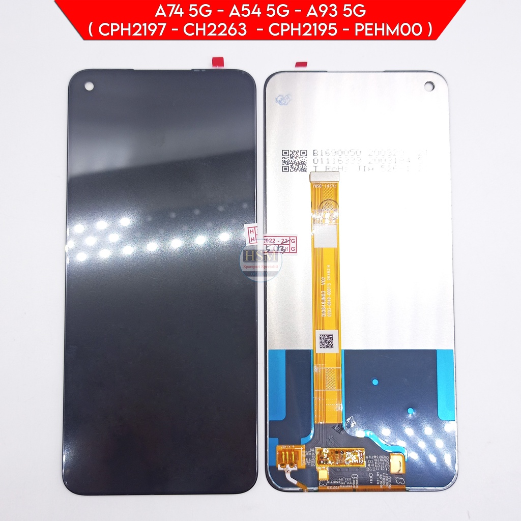 LCD OPPO A74 5G/A54 5G/A93 5G/CPH2197/CH2263/CPH2195/PEHM00 FULLSET TOUCHSCREEN ORI OEM