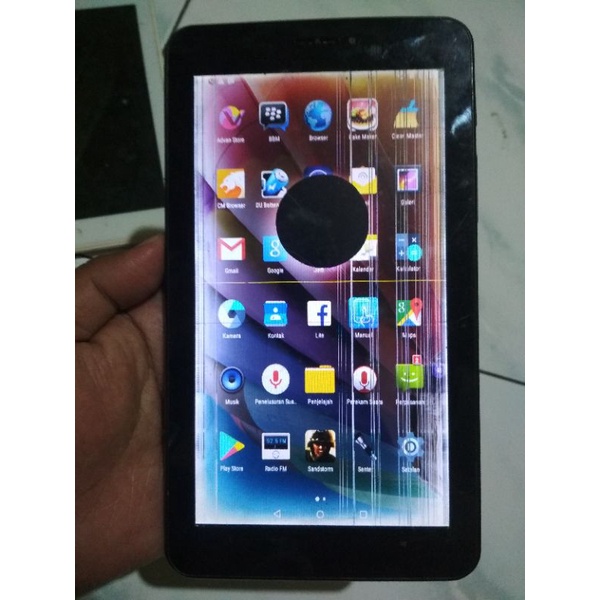 tab Advan x7 mesin hidup normal