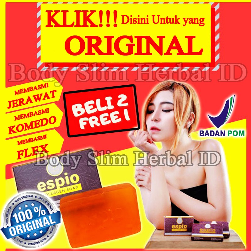 [ ORIGINAL ] Sabun Espio Collagen BPOM 100% Sabun Espio BPOM Original 100% Sabun Espio Collagen ORI