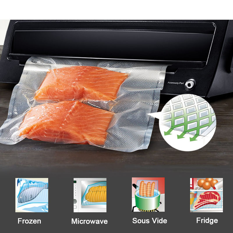 Vacuum Bag Food Storage Bags /  Fresh-keeping Food Preservation Bag Packaging Film for Meat Fruits Storage