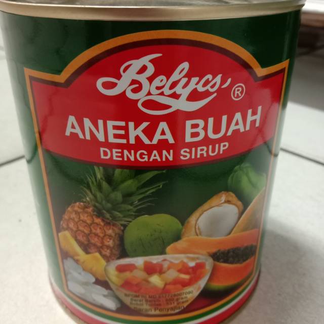 

Belycs' Aneka buah (fruit cocktail) dengan sirup atau makanan kaleng buah