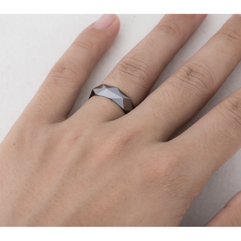 Cincin Tungsten Carbide Original Premium Quality Model Elegan Simple Minimalis