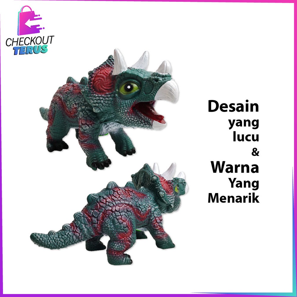 CT M263 M265 Maenan Edukasi Dino Toys Animal Figur Mainan Dinosaurus T Rex Jurassic World Mainan Anak Dinosaurus