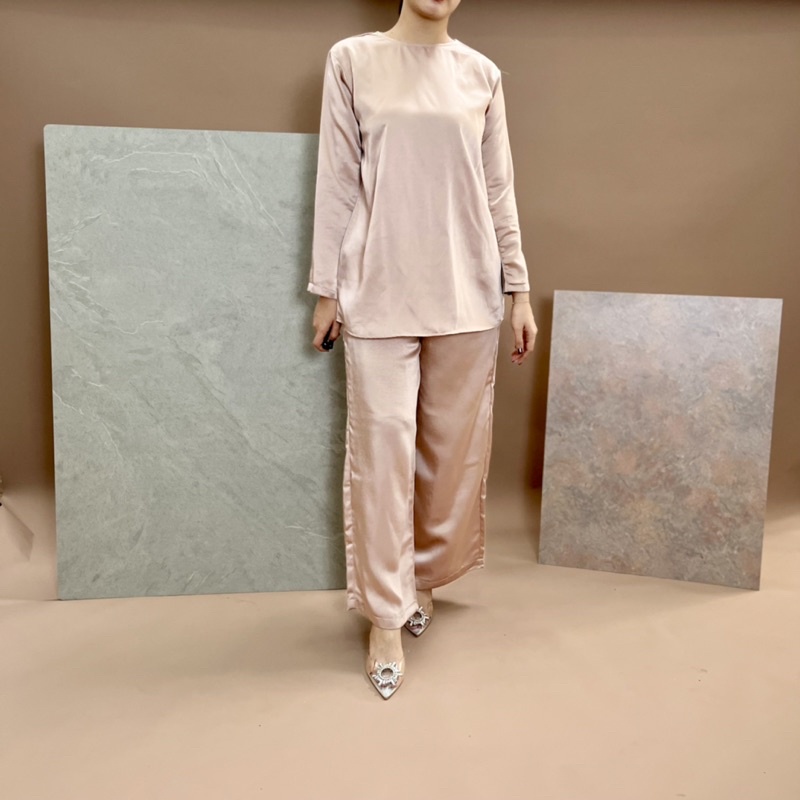 inner hijab &amp; culottes pants (atasan dan celana dijual terpisah)