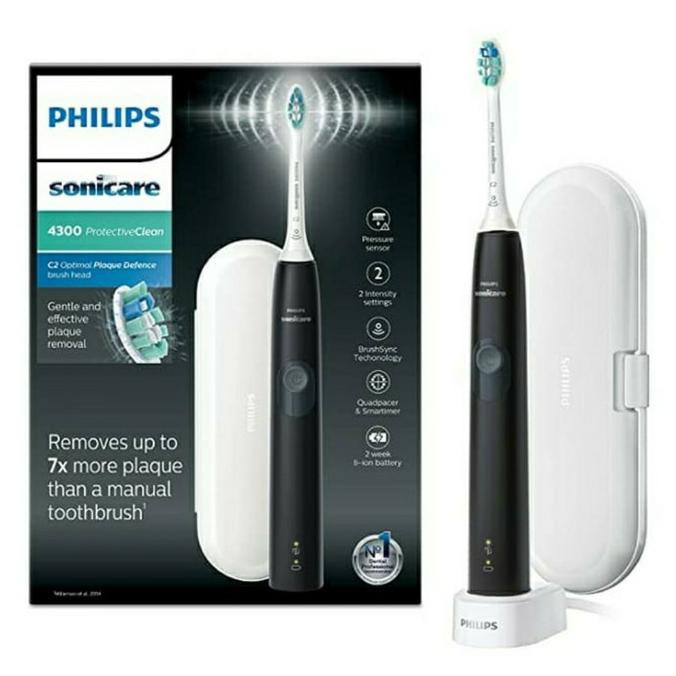 Sikat Gigi Elektrik Philips Sonicare Protectiveclean 4300 Light Blue Shopee Indonesia