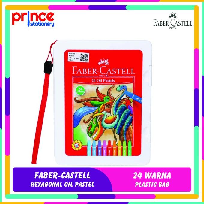 

(BISA COD) CRAYON FABER CASTELL 24 WARNA PLASTIC BAG TERLENGKAP Kode 238