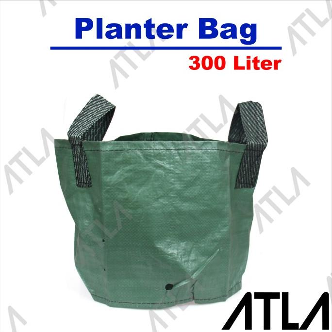 $$$$] Planter Bag 300 Liter Hijau Pot Kantong Polybag Terpal Tanaman KP050