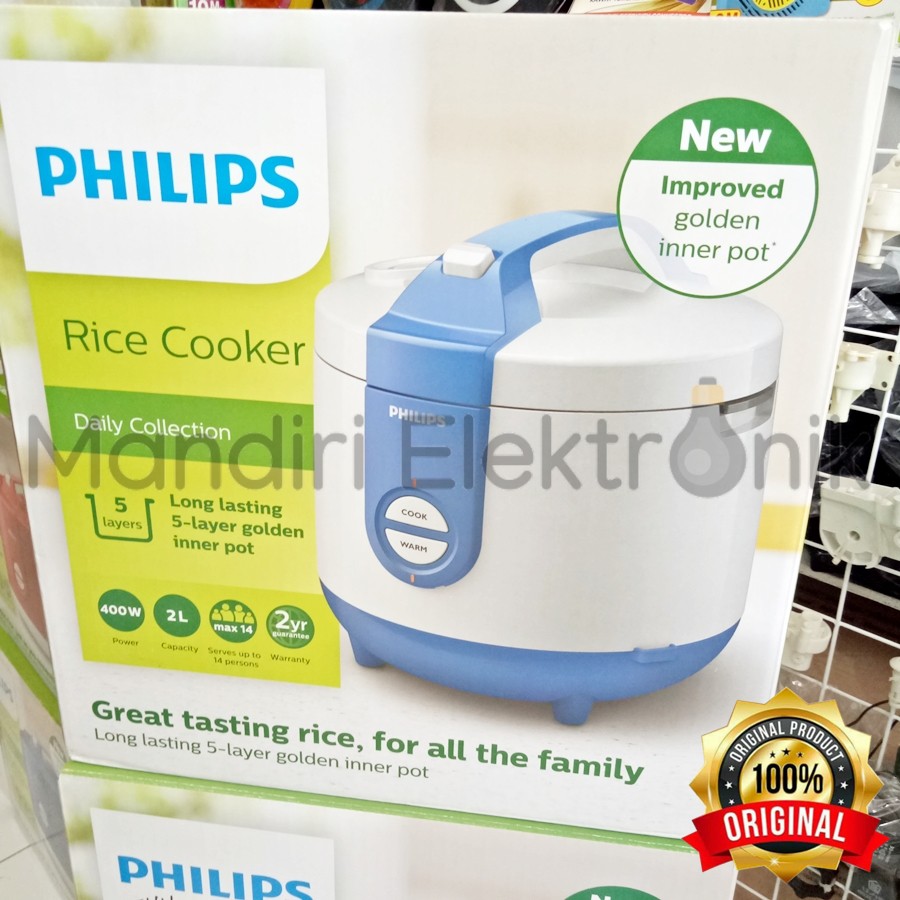 Philips Rice Cooker HD-3119/32 2 liter - Magic Com Philips HD-3119/32
