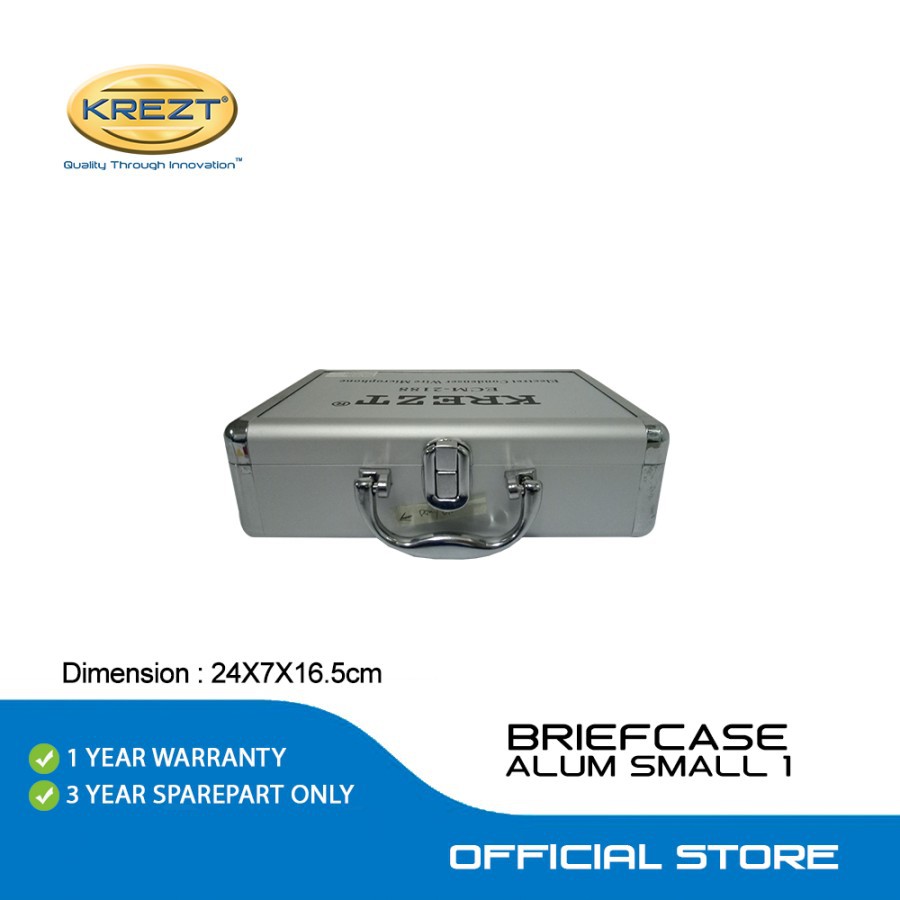 BRIEFCASE ALUMINIUM SMALL 1 | KOPER MICROPHONE | BOX MICROPHONE