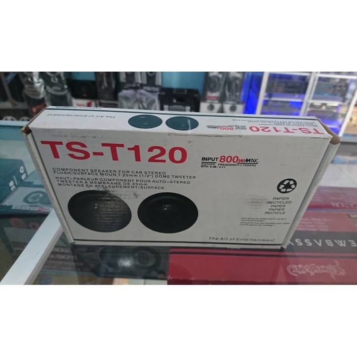 tweeter speaker mobil top produk TS T120 800W