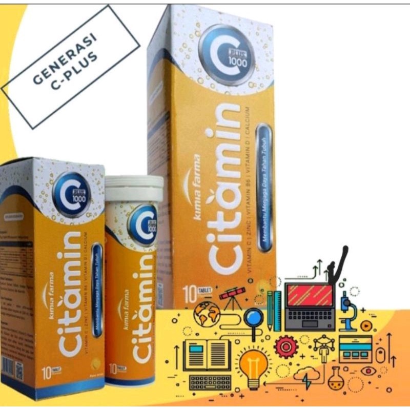 Citamin C 1000 Kimia Farma.