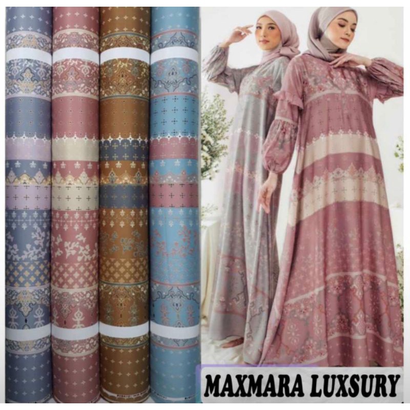 kain maxmara Lux • kain Lux • kain meteran murah • bakal kain • motif Kirani • bahan gamis • bahan s