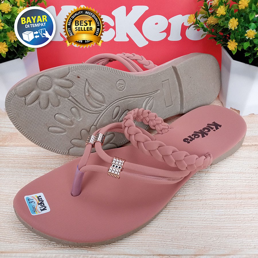 PROMO 6.6 SHOPEE MALL GREAT SALE MURAH LEBAY !! SANDAL WANITA DEWASA JAPIT KLABANG HUMBERG / SAKIPO