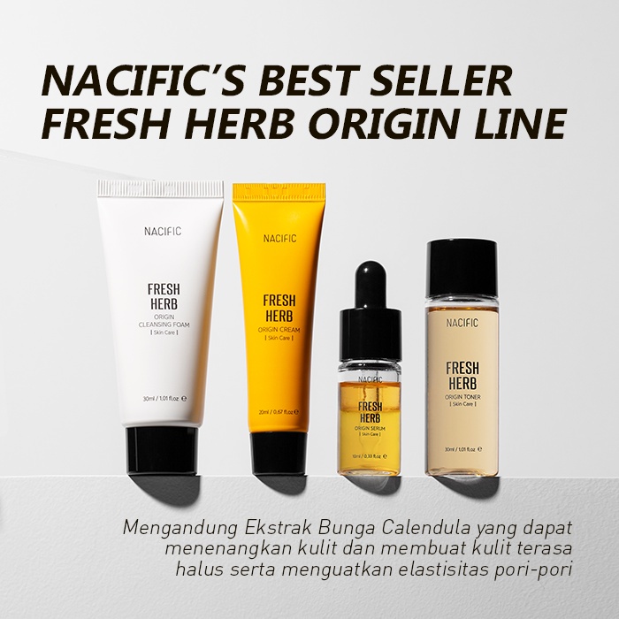 [BPOM] Nacific Fresh Herb Origin Kit | Nacific Fresh Herb Skin Care Kit (4 Items)