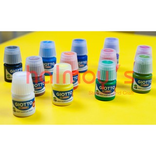  CAT  AKRILIK  ACRYLIC COLOUR GIOTTO  25 ML X 12 WARNA 