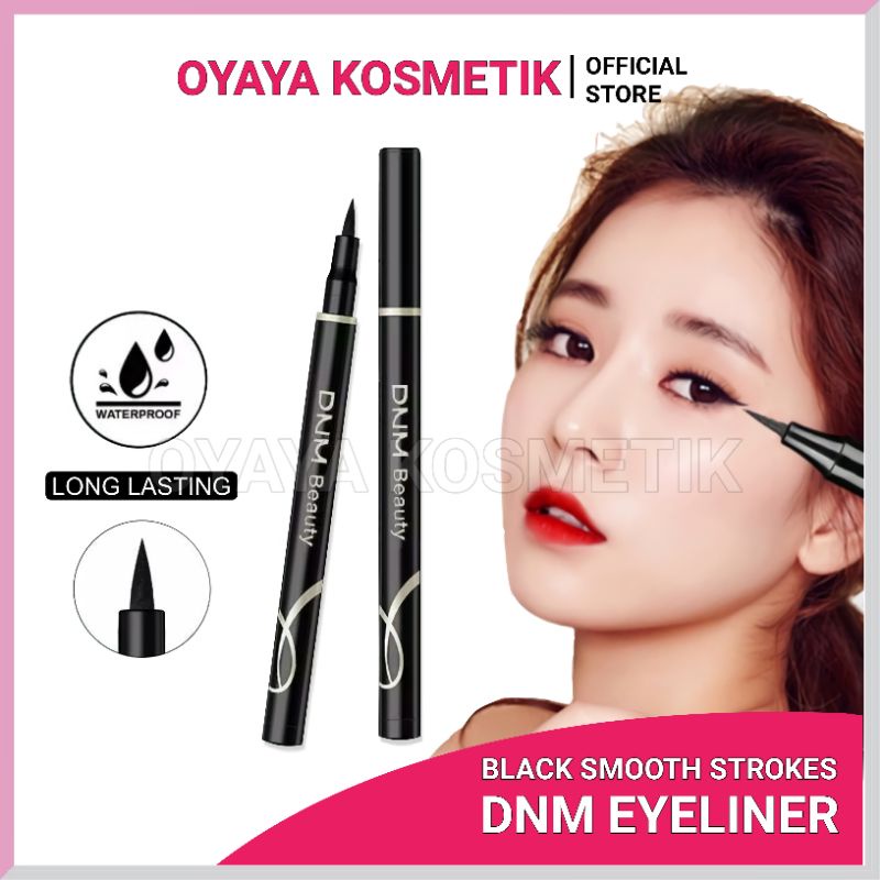 DNM Eyeliner Pen Pencil  Eye Liner Warna Hitam Tahan Lama Tidak Mekar Waterproof DNM BLACK Dnm Beauty Long Lasting Pensil Bulu Mata Tahan Air Warna HITAM Berkualitas OYAYA KOSMETIK PEKANBARU RIAU GROSIR &amp; ECER