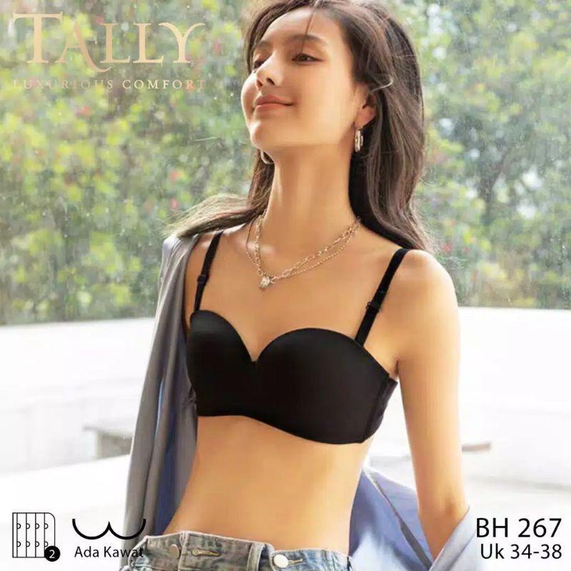 BH BRA 267 TALLY KAWAT || BH ROBOT BAHAN LICIN SEAMLESS | TALI BISA COPOT PASANG LIFESTYLE BRA |ADA KAWAT HALF CUP KAIT 2 - SIZE 34 36 38