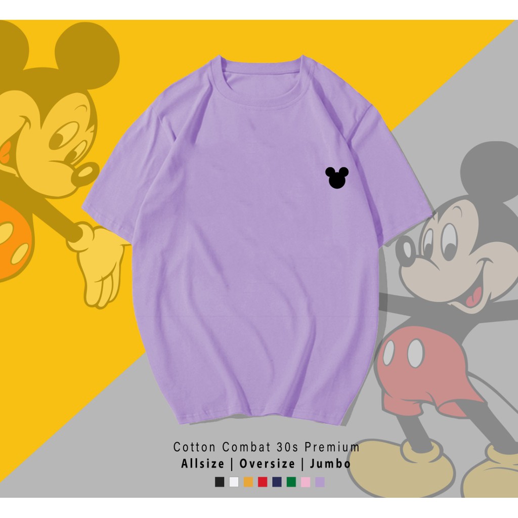 MICKEY HEAD SIDE / TERMURAH / PREMIUM BAJU KAOS  / T-SHIRT / KATUN LENGAN PENDEK / TUMBLR TEE