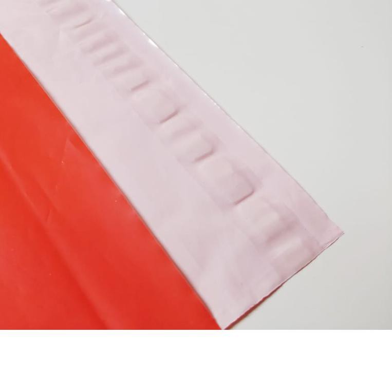 

➵ POLYMAILER ±100PCS 28x42CM MERAH ORANGE PREMIUM GLOSSY PLASTIK POLYMAILER RED ORANGEcs ➴