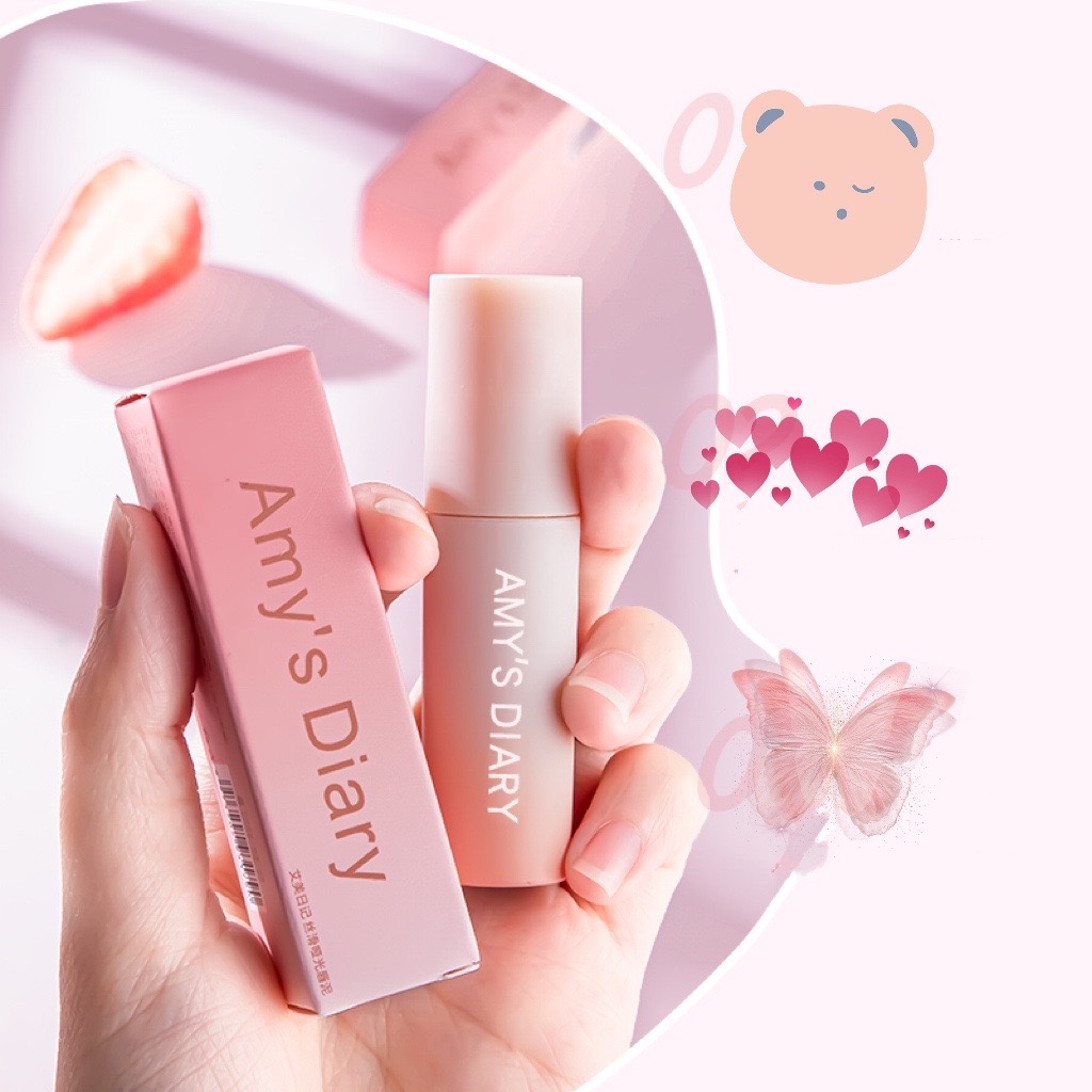 [BPOM] Lipstik Cream AMY'S DIARY Velvet-Mist Matte Lip Clay (ORIGINAL)