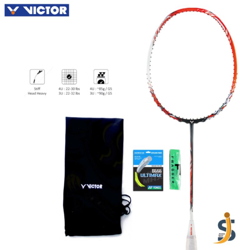 RAKET BADMINTON VICTOR RYUGA | VICTOR TK RYUGA 30LBS