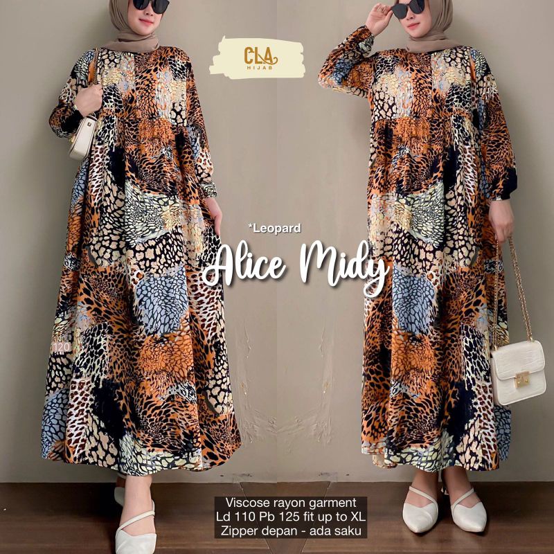 ALICE MIDY DRESS BY CLA HIJAB