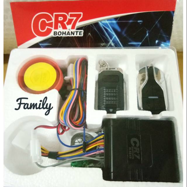 Alarm Remote Motor Cr7 / Gembok Motor dan Mobil Aerox Nmax Pcx Beat Vixion DLL