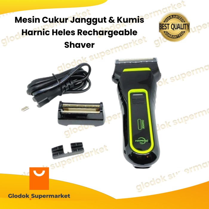 Mesin Cukur Janggut &amp; Kumis Harnic Heles Rechargeable Shaver