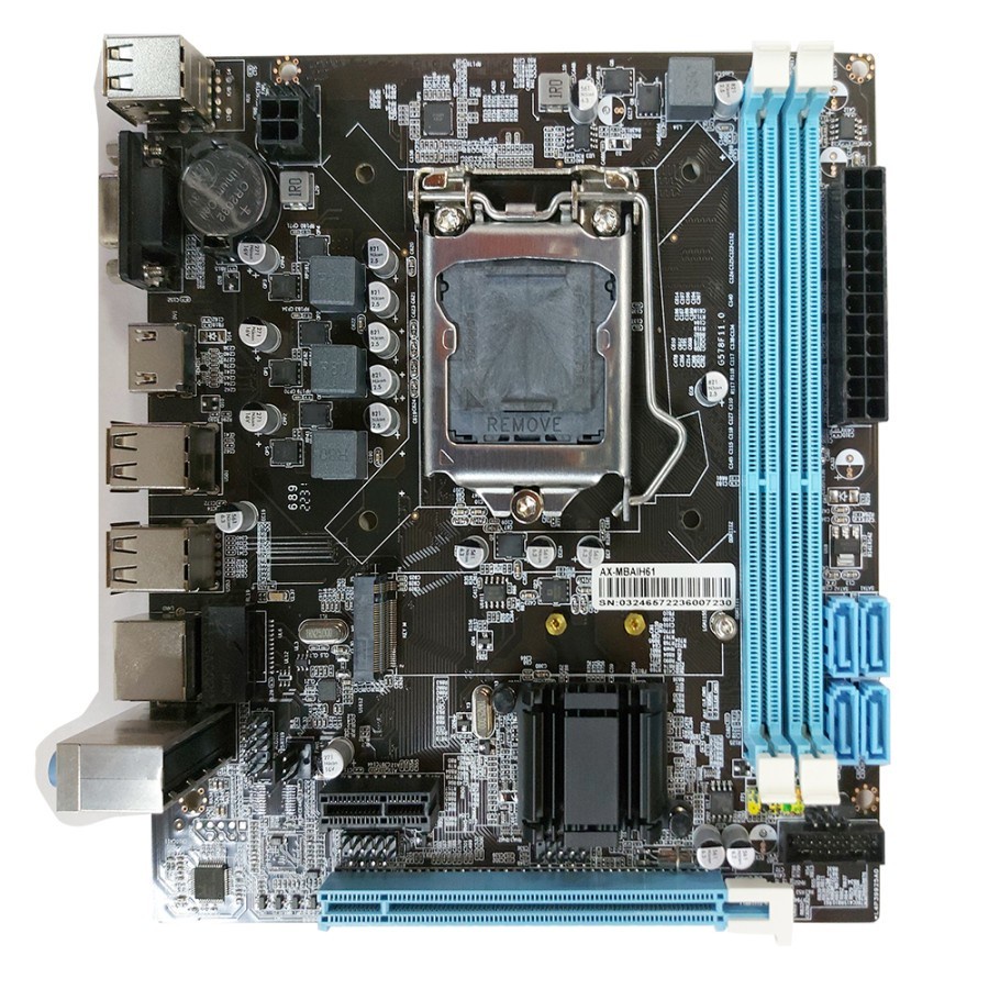 Digital Alliance Motherboard H61 NVme Soket LGA 1155