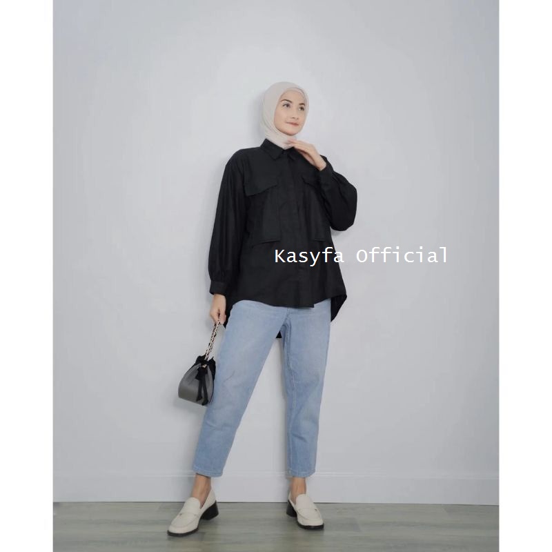 WITA KEMEJA POCKET RAYON WANITA